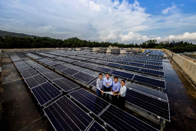 3,050 kW Monocrystalline solar energy generation system of Hong Kong Disneyland Resort