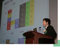 An EMSD engineer presented the latest development of the cable colour change in Hong Kong