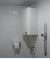 The fixed electrical equipment in the bathroom should be protected by RCD