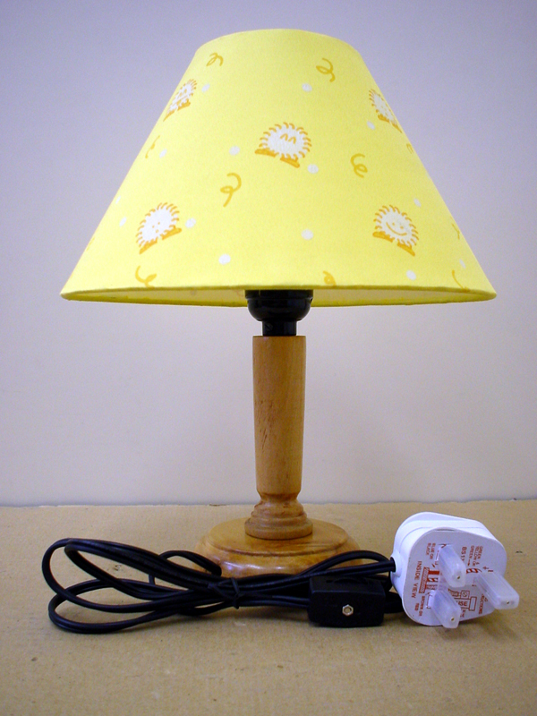 Table lamps offered by Dah Sing Bank as free gifts to their credit card customers