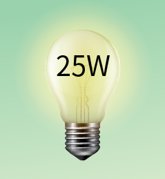 25W