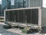 A central air-conditioning plant on roof