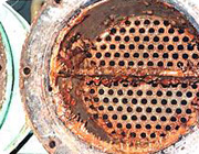 Tubes before cleaning