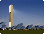 塔式太阳热發电系统外貌
