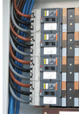 An electrical installation adopting the new cable colour code