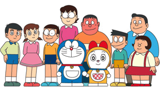 Doraemon and his friends