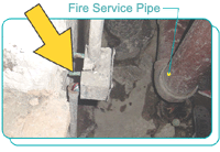 Conduit and junction boxes were separated