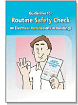 Cover of the Guidelines for Routine Safety Check on Electrical Installations in Buildings