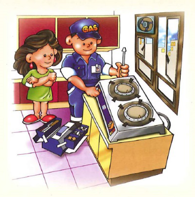 Registered gas supply companies conduct regular safety inspections at domestic buildings that use piped LPG