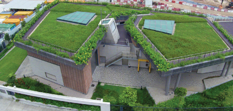 采用区域供冷系统的建筑物