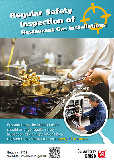 Leaflet - Regular Safety Inspection of Restaurant Gas Installations