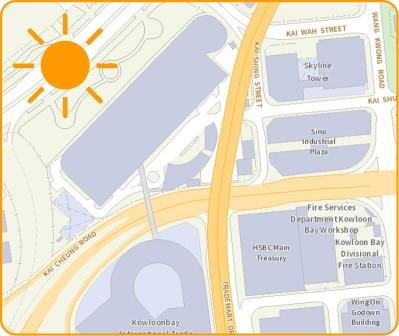 Hong Kong Solar Irradiation Map