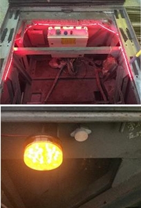 电扶梯检修模式提示灯和蜂鸣器