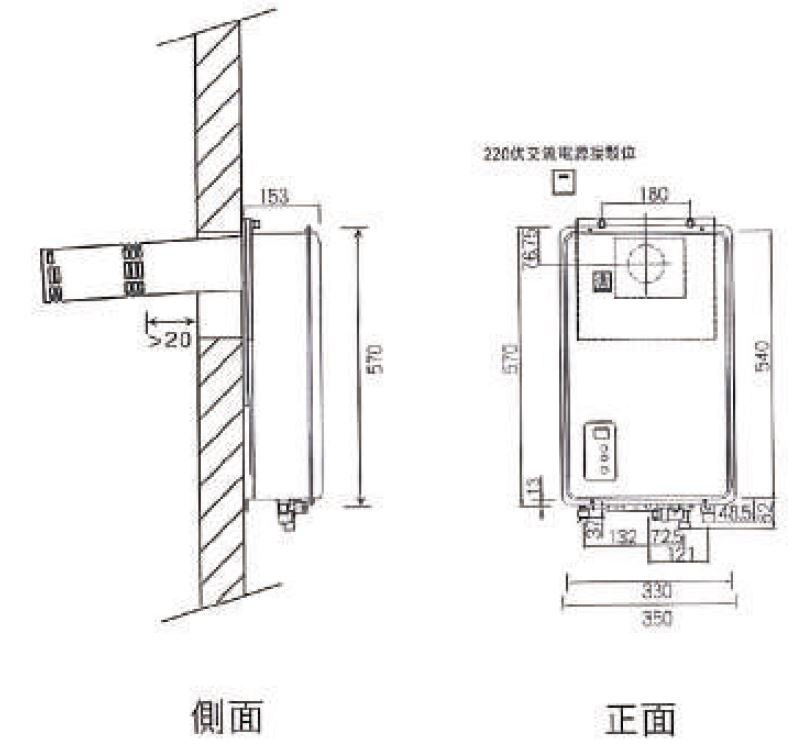 家用氣體熱水爐
