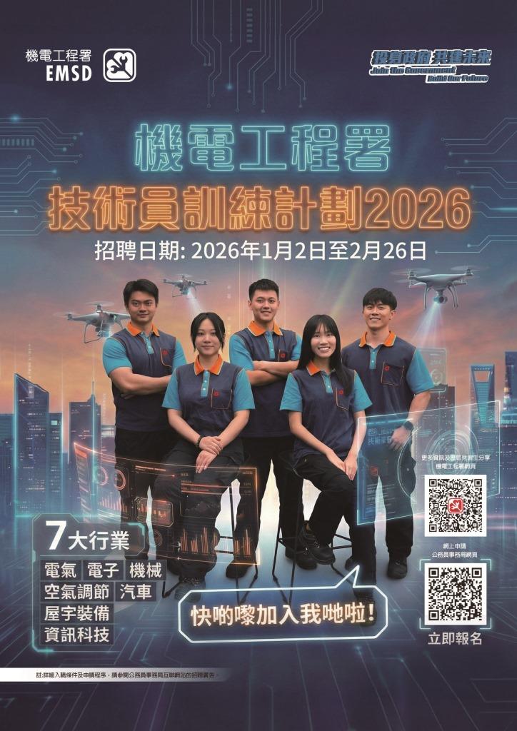 技術員訓練計劃 2026