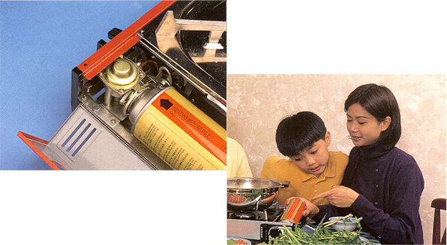 place cartridges according to the instructions.