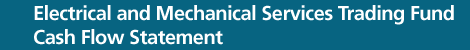 Electrical and Mechanical Services Trading Fund Cash Flow Statement
