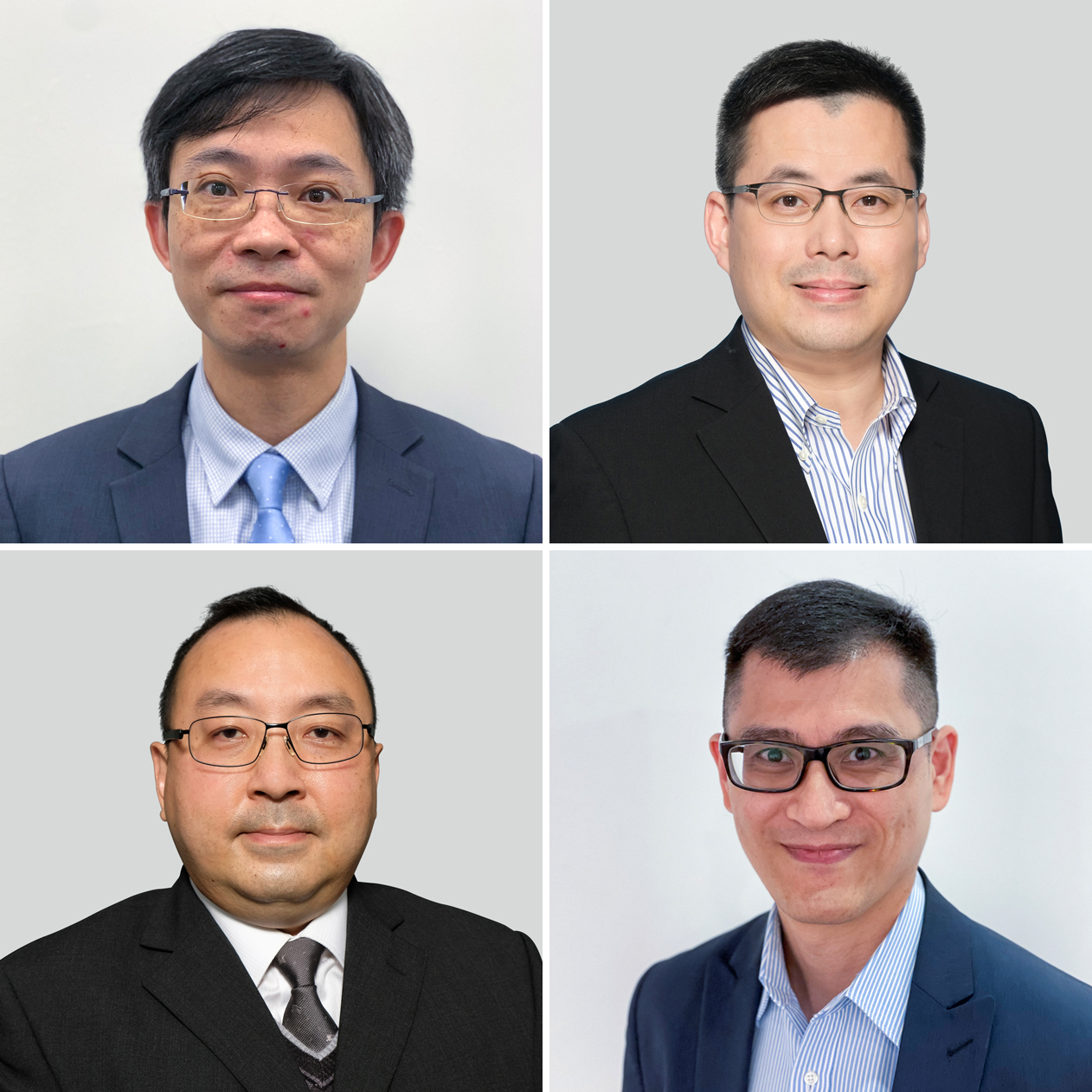 (From left to right) Mr Yiu Tak-tai, Boris; Mr Lee Chi-leung, Eric; Mr Kong Mau-shing, Marsden; Mr Kwan Wai-ming