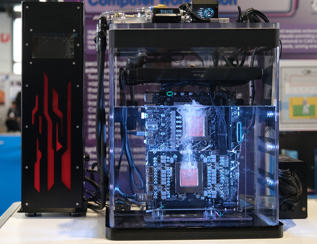 The Two-phase Immersion Cooling System for High Performance Computer Workstation enhances the heat dissipation efficiency and extends the lifespan of equipment.