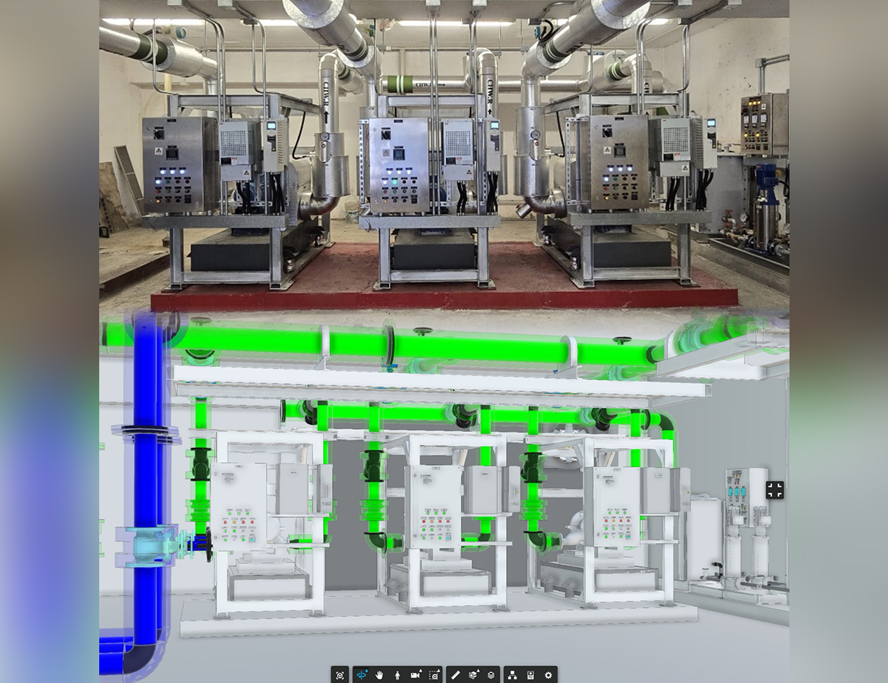 我們在維修、保養、改建及加建工程項目應用MiMEP三合一方案，不但可提升工程效率，更可與日後的機電資產管理數碼化接軌，推動建造業界數碼化。