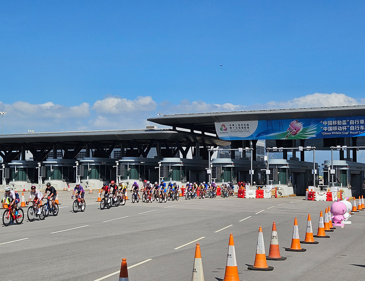 機電署為跨境單車賽提供技術支援，讓賽事順利舉行。