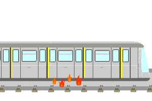Why is it still safe when there is smoke emitting from equipment under the train
                                        car