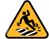 Take extra care if it is raining, as the floor may be wet