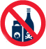 Don't bring dangerous or flammable goods, e.g. paints, thinners, pressurised gas cylinders